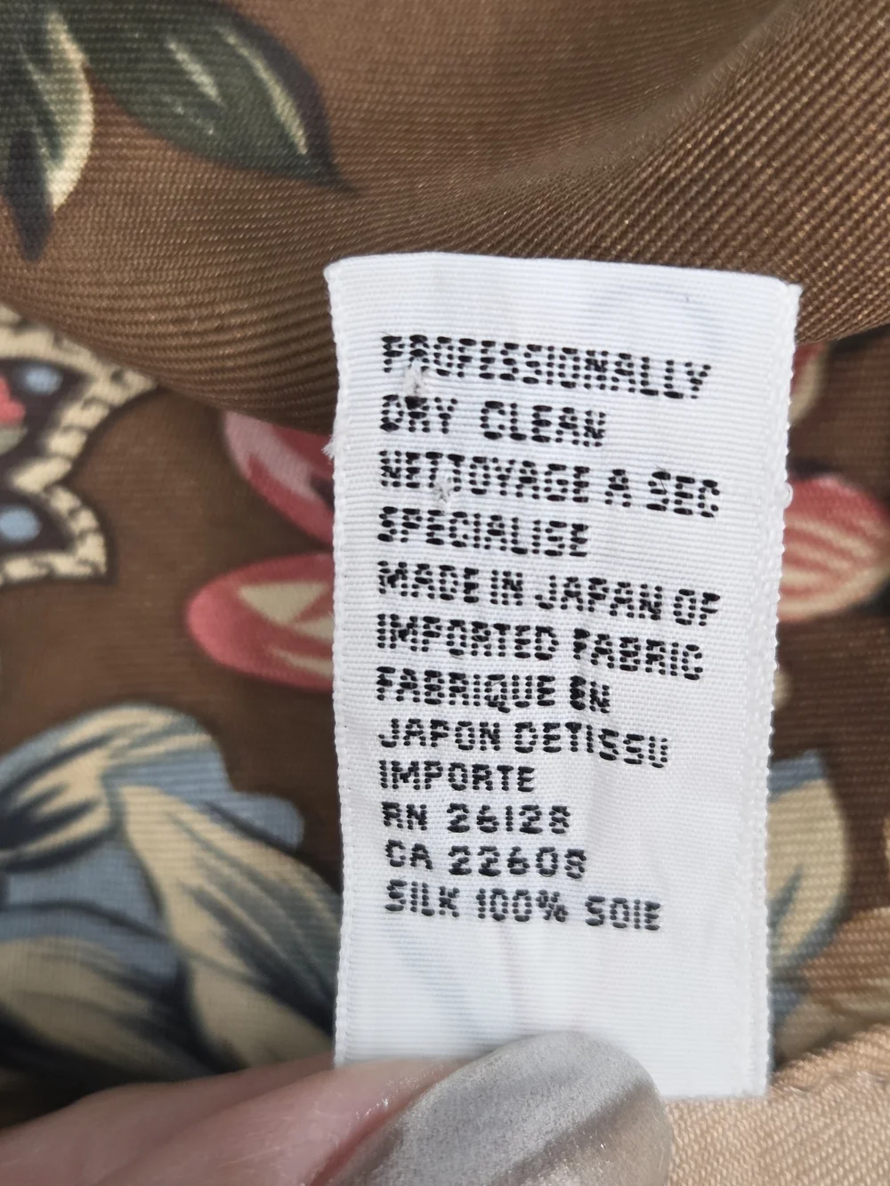 VTG Talbots Silk Square Scarf 36